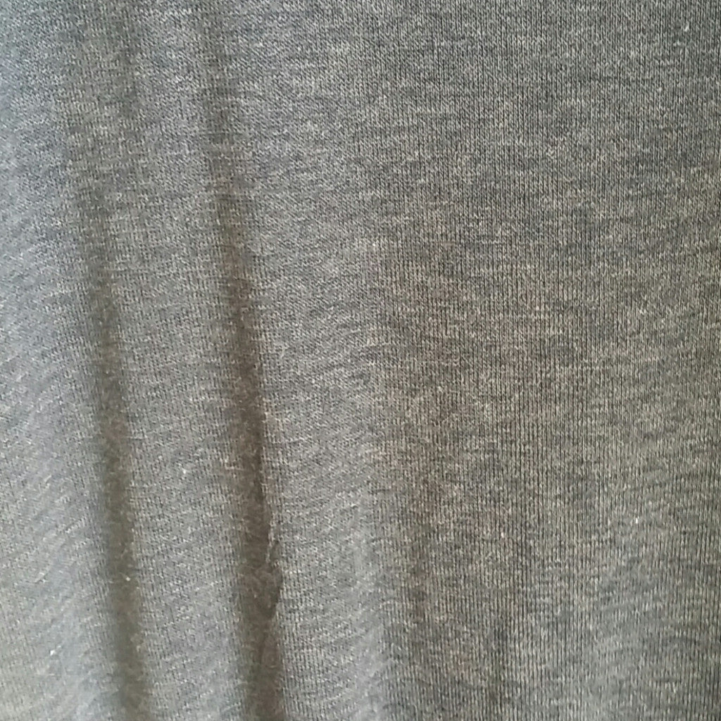Dark Gray Short Sleeve Sweater